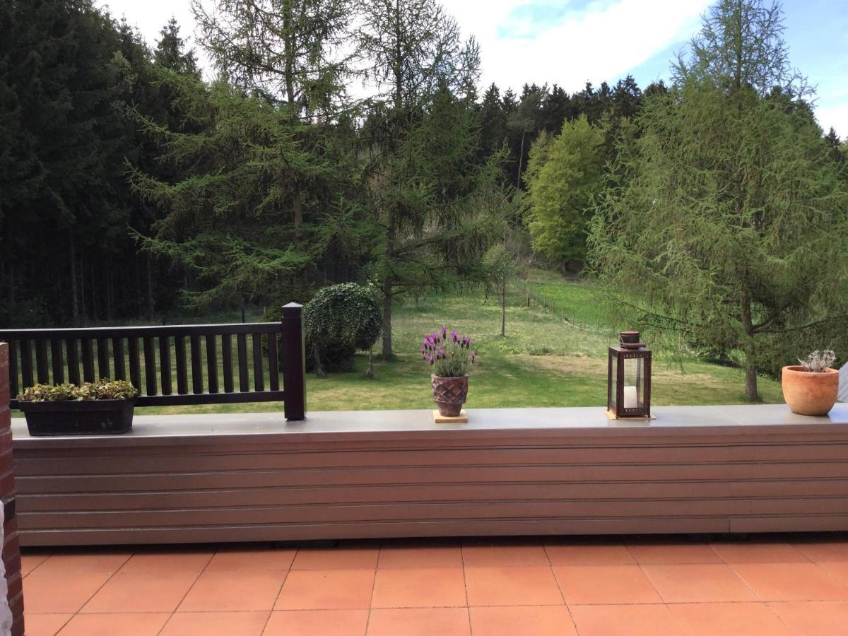 Landhaus Camillas Hoehe Mirbach ภายนอก รูปภาพ